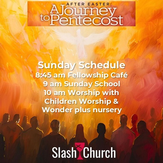 A Journey to Pentecost May Schedule